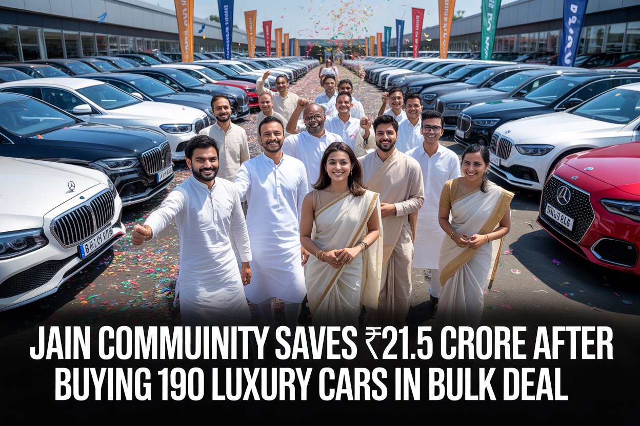 Jain Luxury Cars: How the Jain Community Saved Rs 21.5 Crore by Bulk Buying 190 Luxury Cars