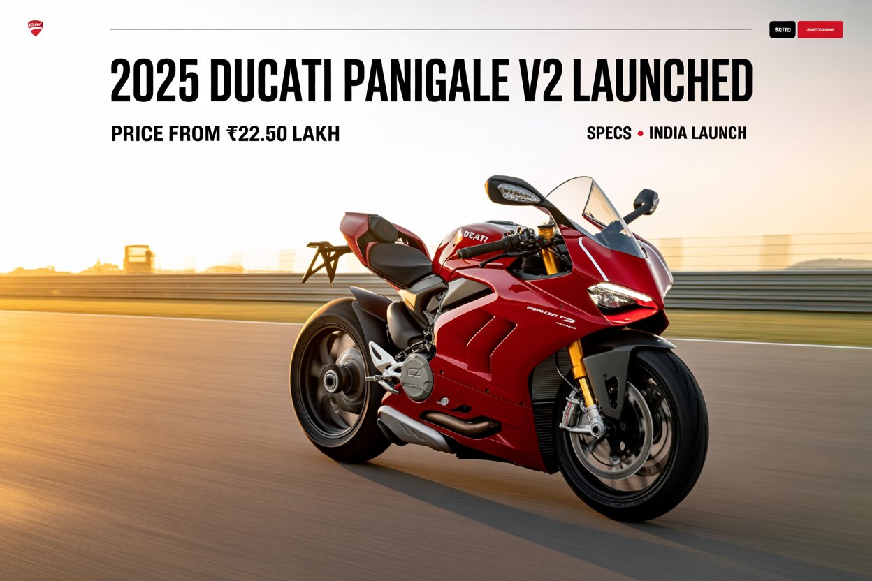 2025 Ducati Panigale V2 Launched in India – Price, Specs, Review & Buying Guide