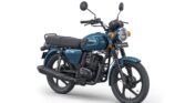 Tata Classic 110 motorcycle in blue