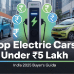 Top Electric Cars in India Under 5 Lakh (2025): Budget-Friendly EVs for Everyday Driving