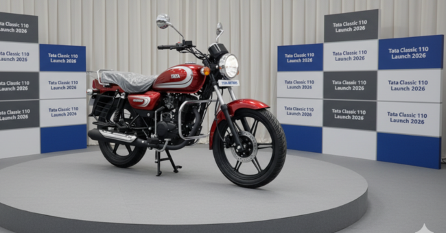 Tata Classic 110 Launch 2026 – 80km Mileage Power Bike