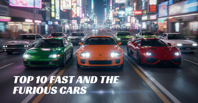 Fast & Furious Cars: Top 10 Cars From the Blockbuster Movies