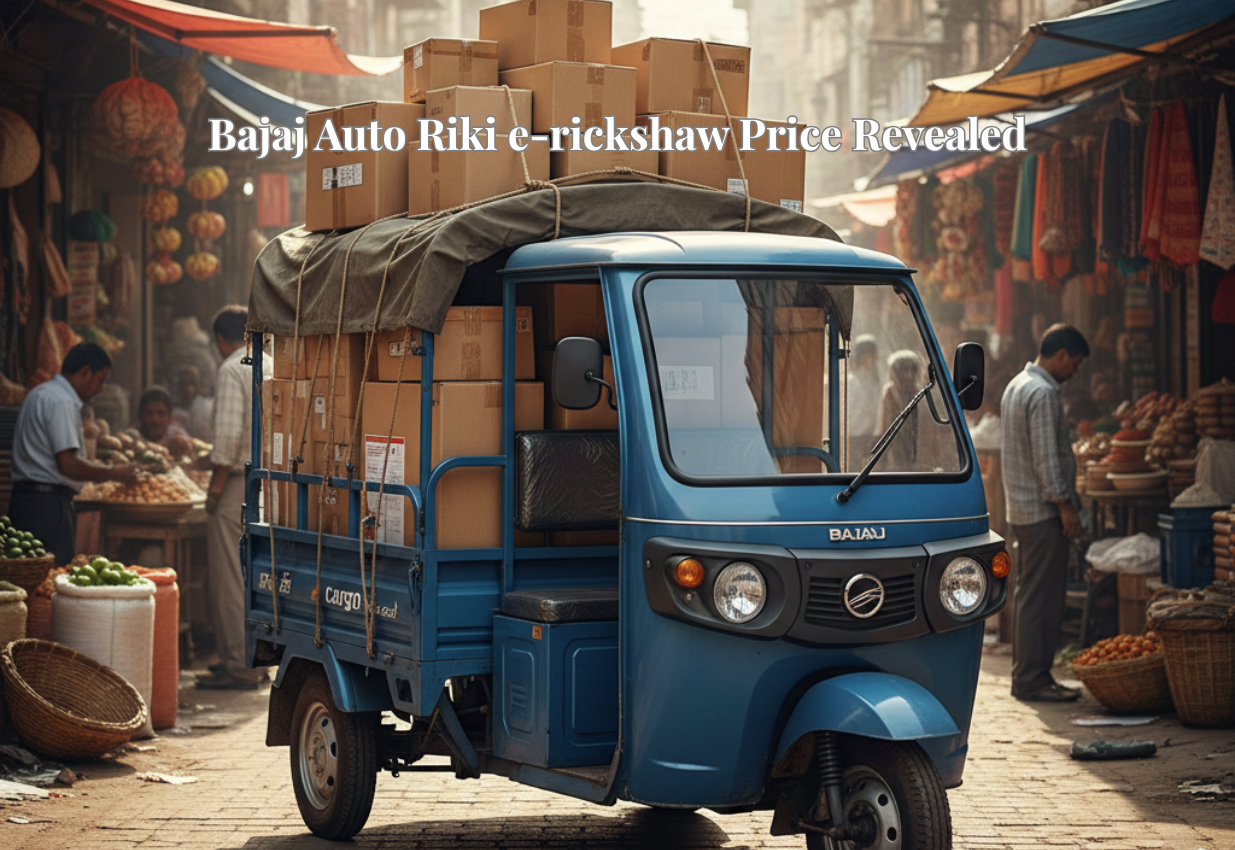 Bajaj Auto Riki e-rickshaw Launches in India: Price, Range, and Full Details