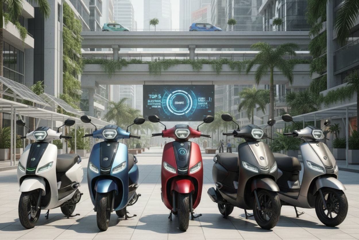 Top 5 Electric Scooter in India 2025 Price, Range & Comparison