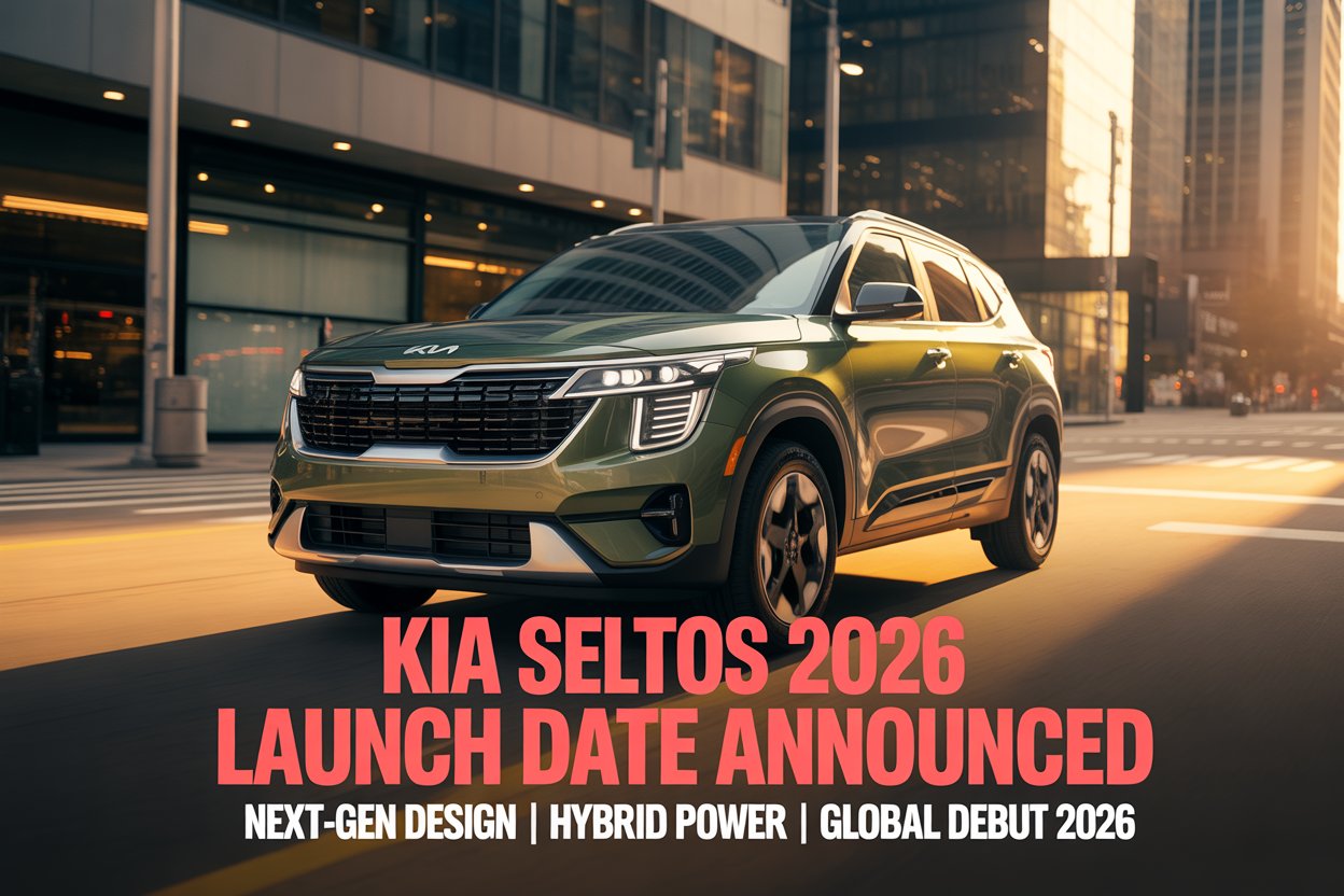 Kia Seltos 2026 Launch Date Revealed: Design, Hybrid Power & Full Details