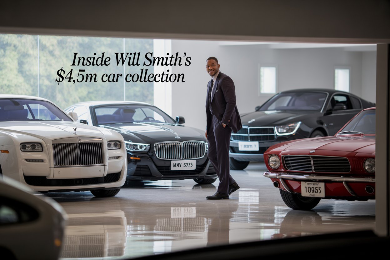 Will Smith Car Collection and Net Worth  – Inside His $4.5M Luxury Garage