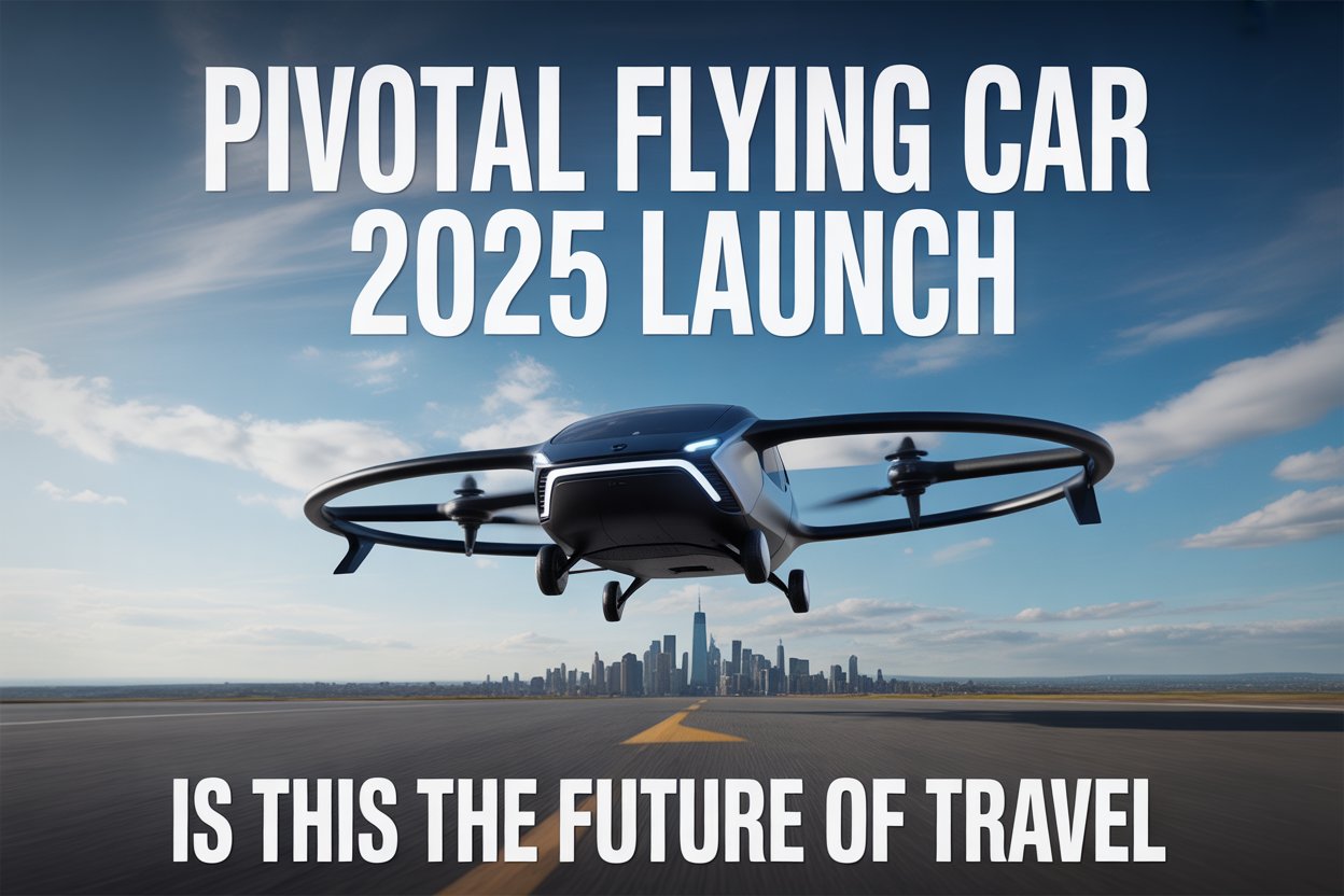 Pivotal Flying Car Finally Launches: See How It Could Replace Your Car in 2025