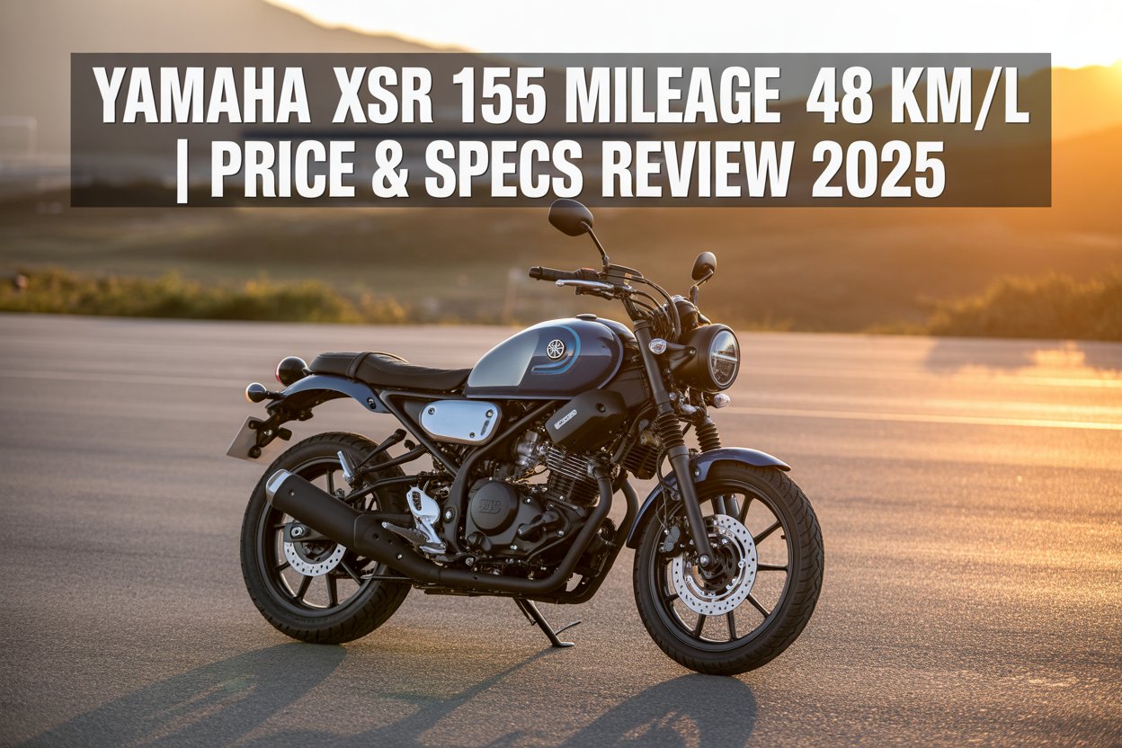 Yamaha XSR 155 Mileage Review: 48 km/l Efficiency With Timeless Retro Design
