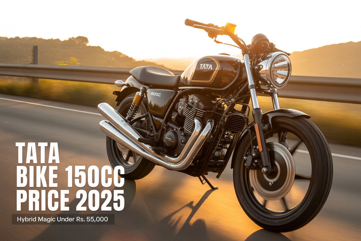 Tata Bike 150cc Price 2025 – Hybrid Magic Under Rs. 55,000