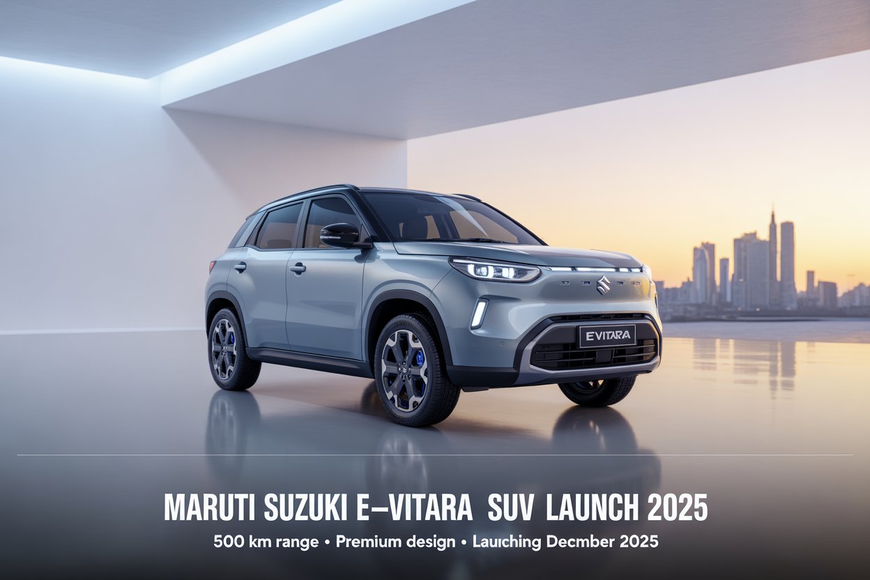 Maruti Suzuki e-Vitara Electric SUV Launch Confirmed for December 2025 – All Details Here