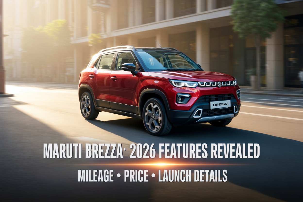 Maruti Brezza 2026 Features Revealed: Mileage, Price & Launch Details