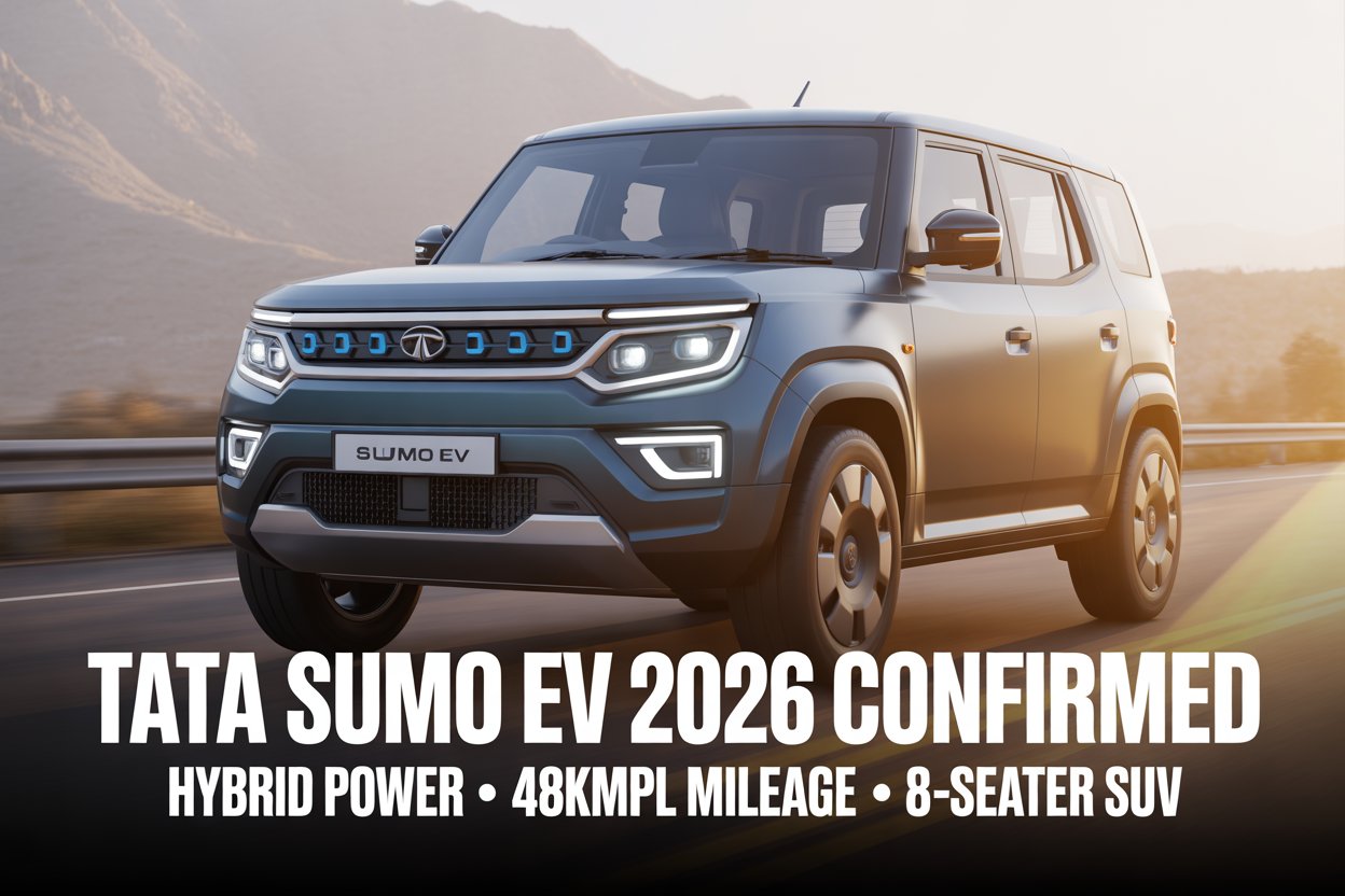 Tata Sumo EV 2026 Confirmed: Tata Motors’ Game-Changing 8-Seater SUV Arrives Soon