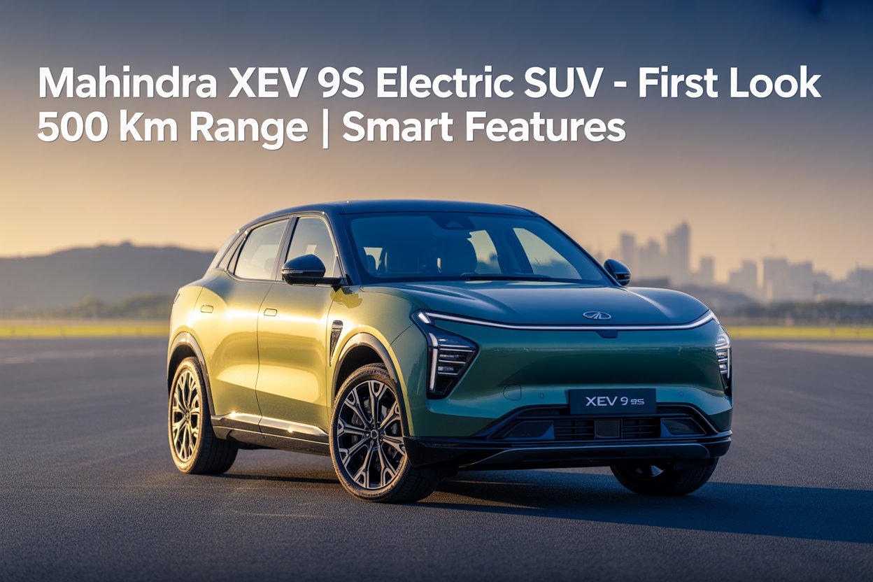 Mahindra XEV 9S Electric SUV First Look – Stunning Design, 500 Km Range, and Smart Features