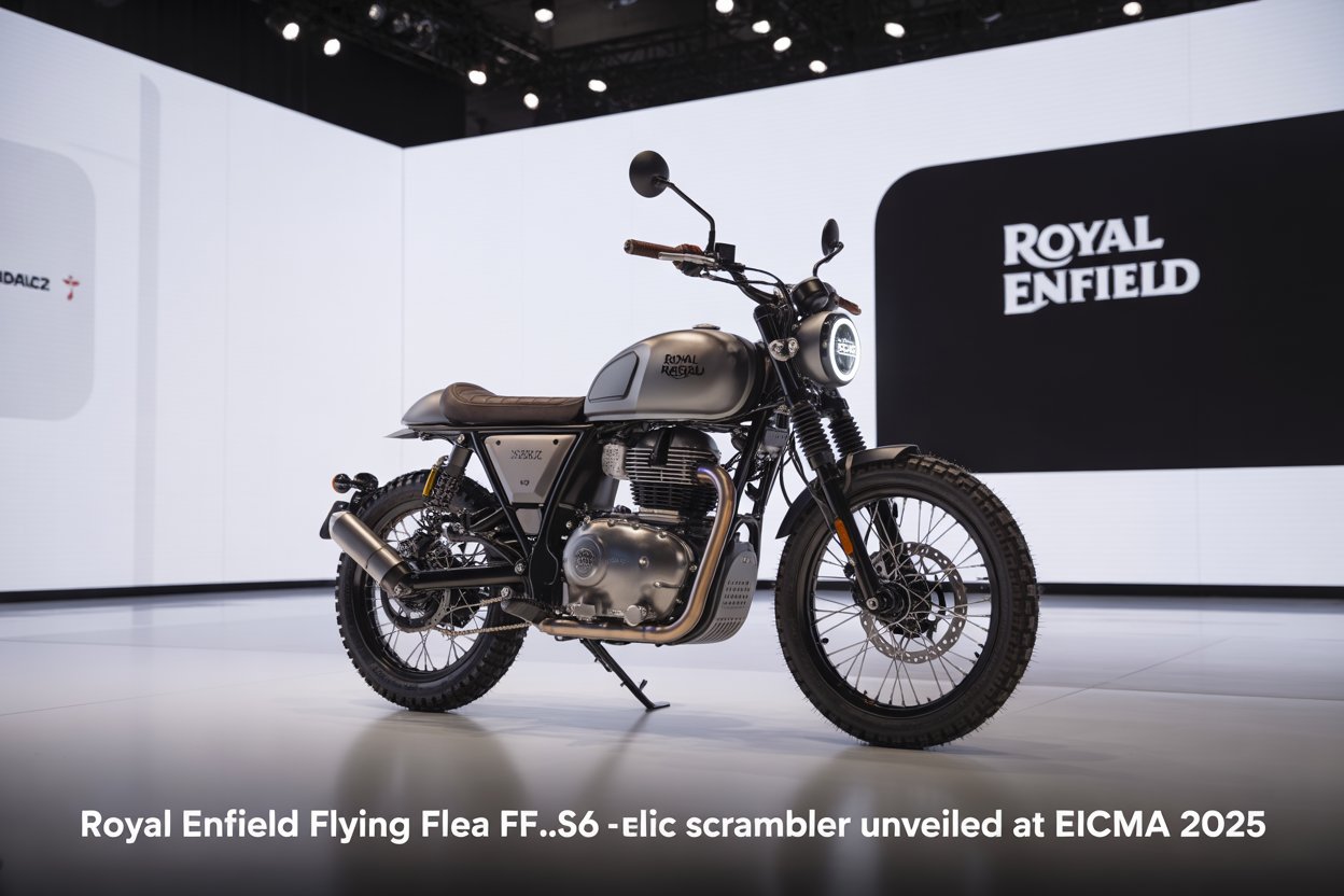 Royal Enfield Flying Flea FF.S6 Unveiled at EICMA 2025 – A Game Changer for Electric Scramblers