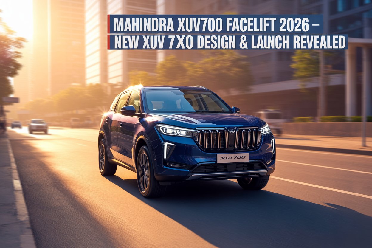 Mahindra XUV700 Facelift (XUV 7XO): Design, Interior, Launch Date and All Key Details