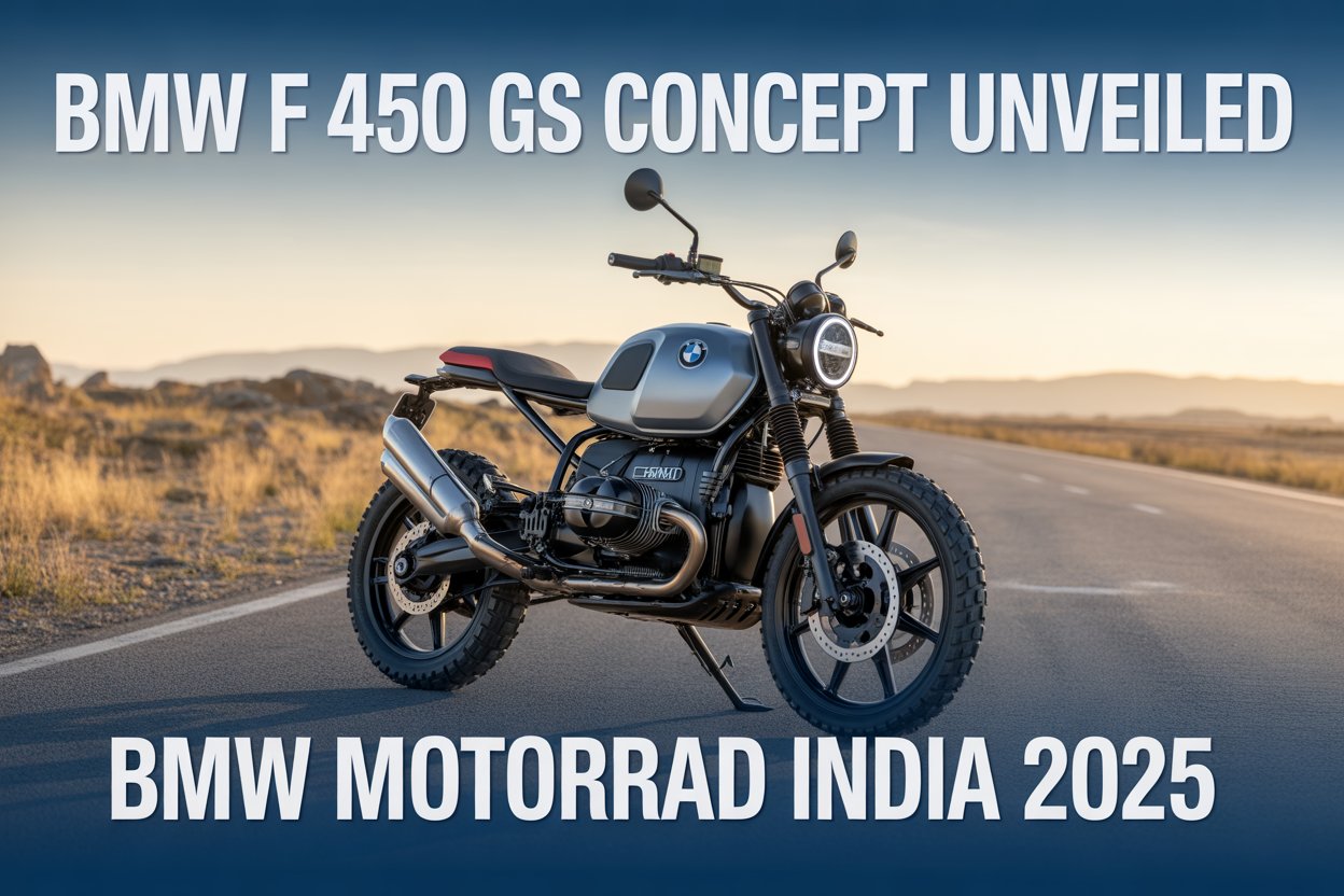 BMW F 450 GS Concept Unveiled – BMW Motorrad’s Next Adventure Revolution