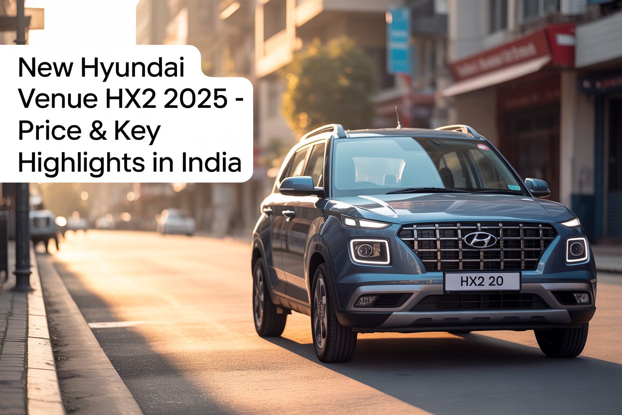 New Hyundai Venue HX2 Launched: Key Highlights and India Price Breakdown