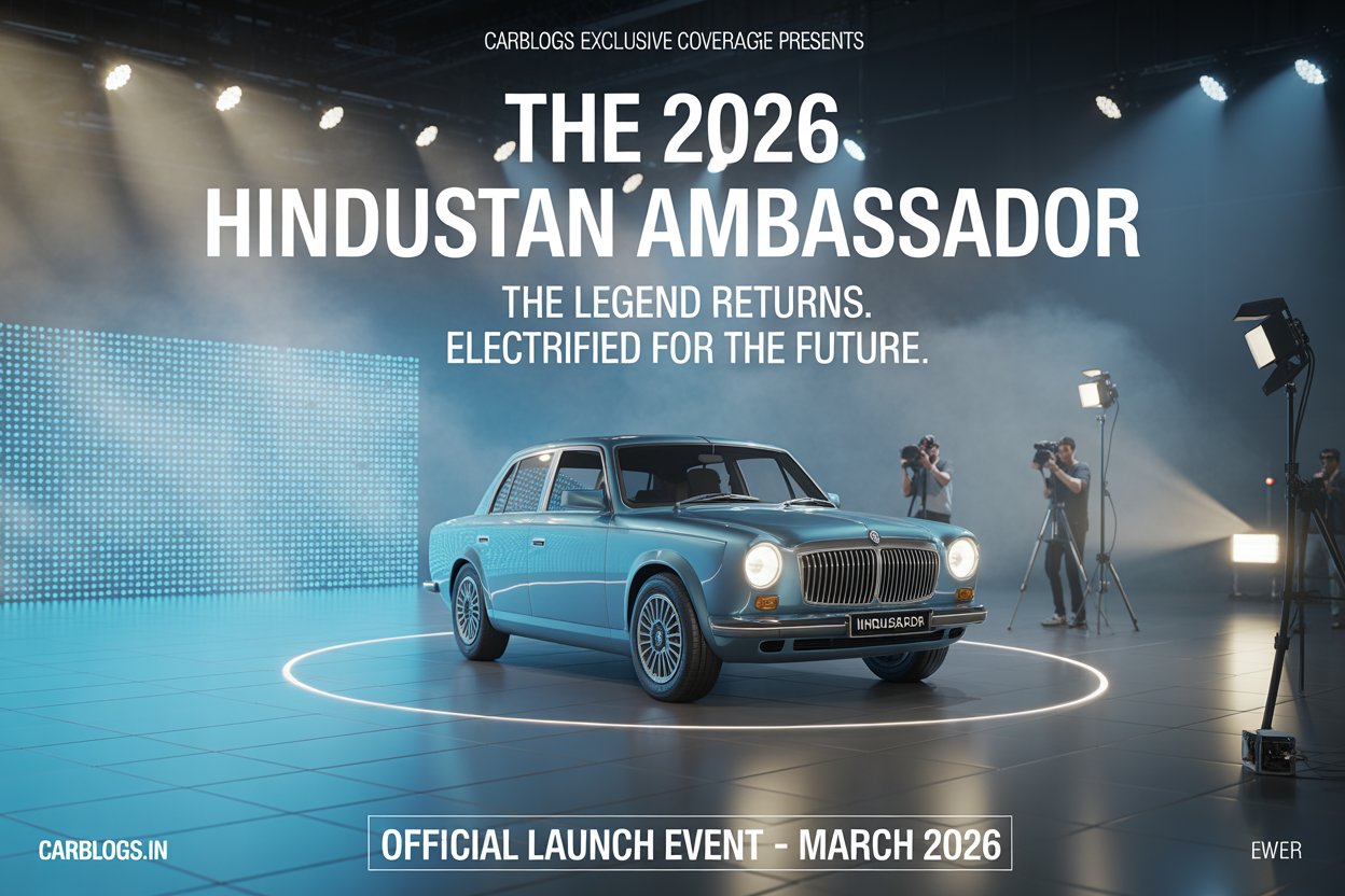 2026 Hindustan Ambassador Comeback Confirmed: The Iconic Indian Sedan Goes Electric