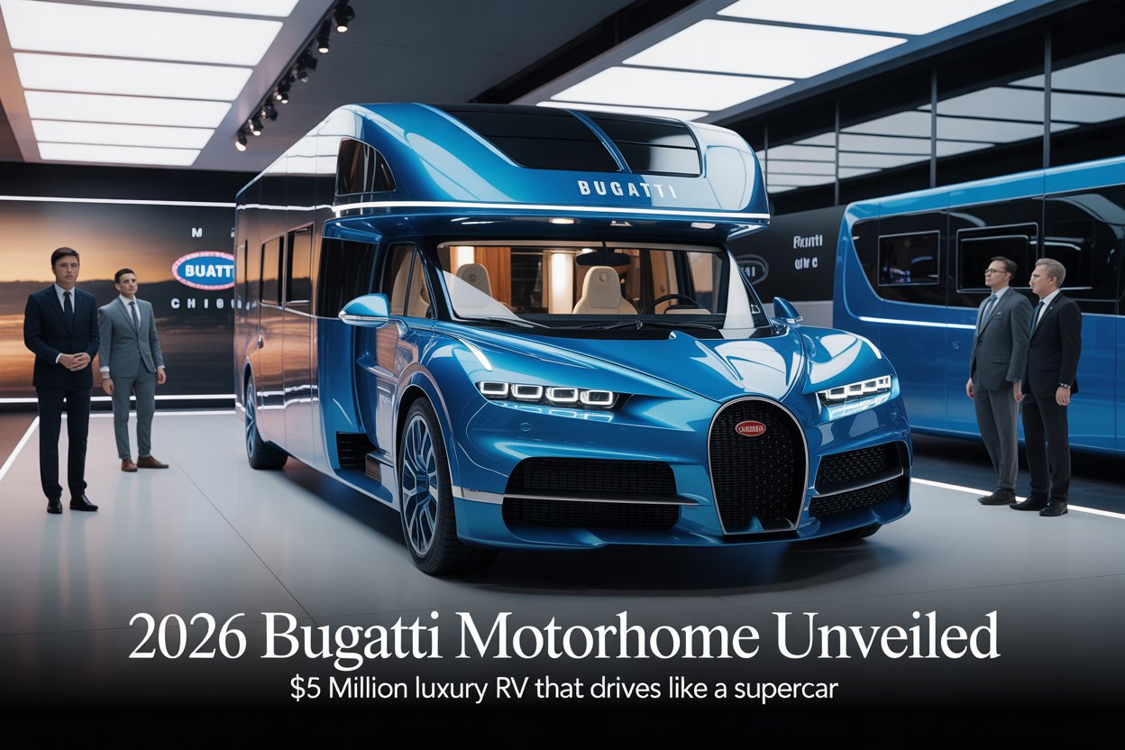 2026 Bugatti Motorhome Unveiled: Inside the $5 Million Luxury RV That Drives Like a Supercar