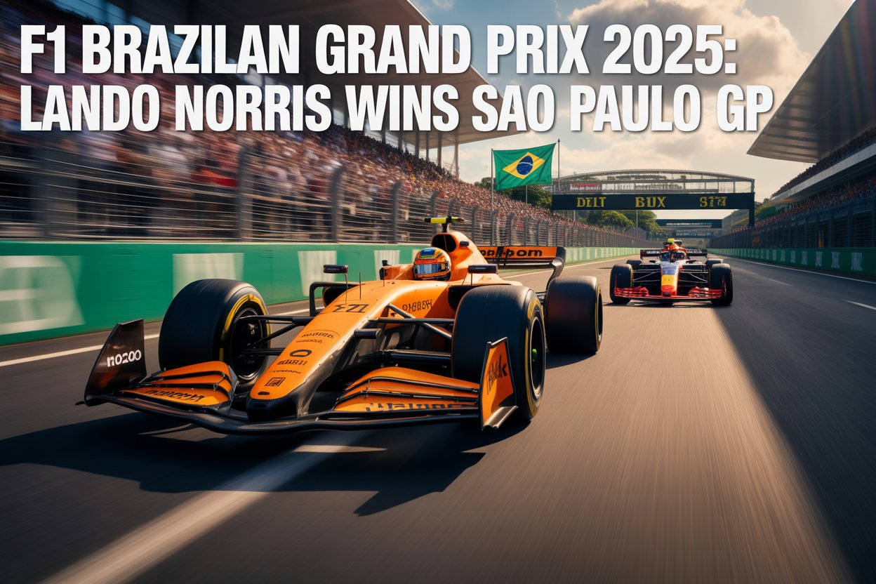 F1 Brazilian Grand Prix 2025: Lando Norris Shocks Rivals With Stunning Victory at Sao Paulo