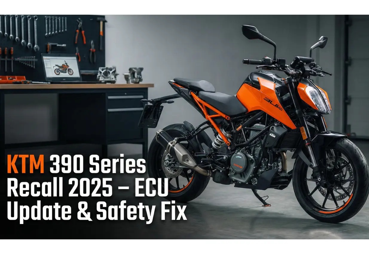 KTM 390 Series Recall 2025: Everything Riders Need to Know