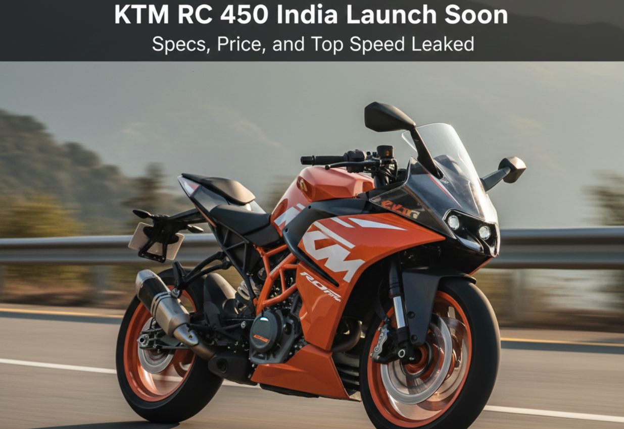 KTM RC 450 India Launch Soon – Specs, Price, and Top Speed Leaked