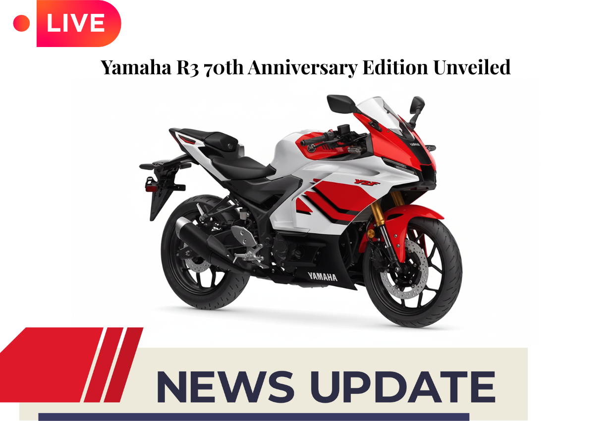Yamaha R3 70th Anniversary Edition Unveiled: A Limited-Run Masterpiece for True Riders