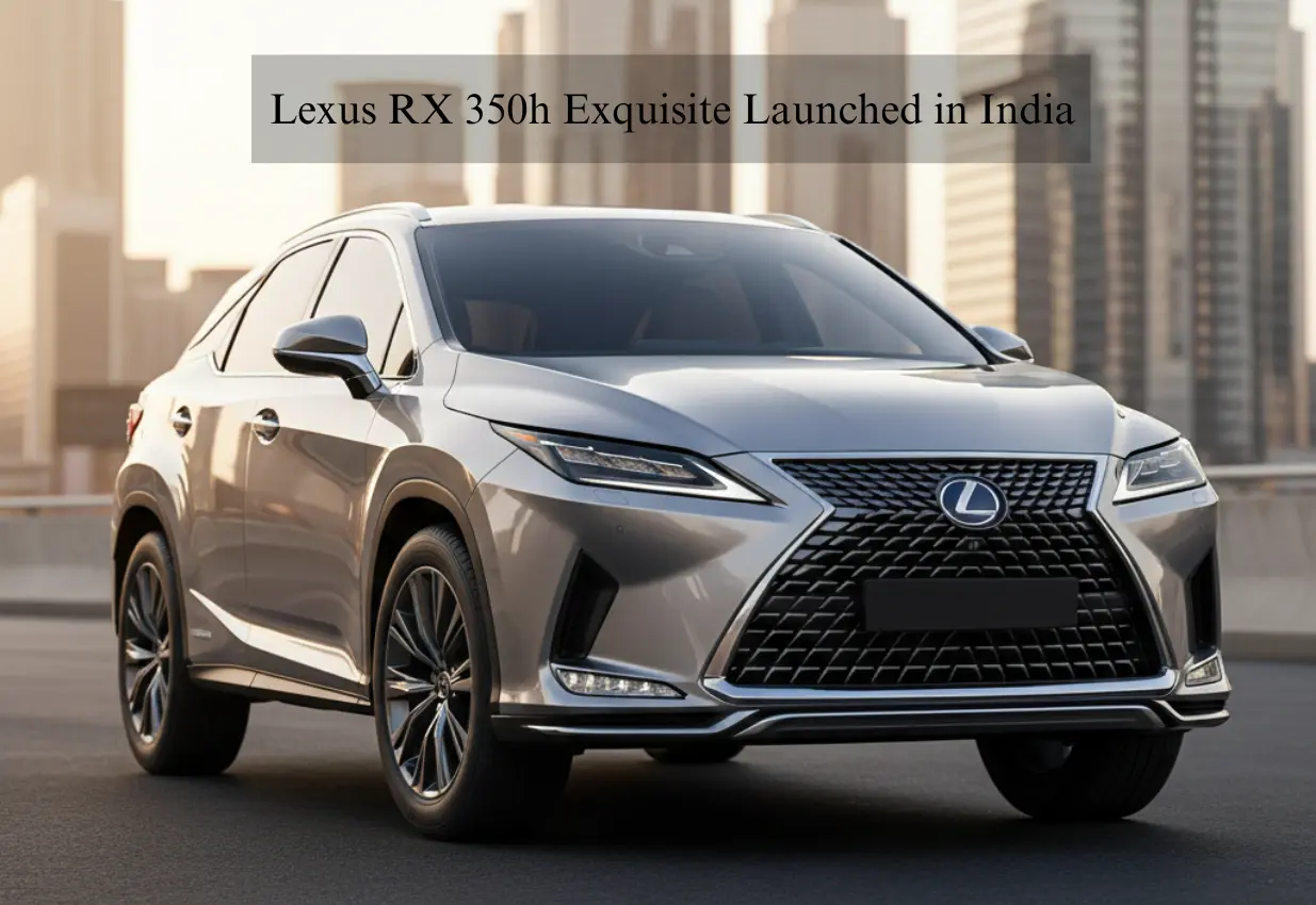 Lexus RX 350h Exquisite Launched in India – See Full Price, Features & First Look