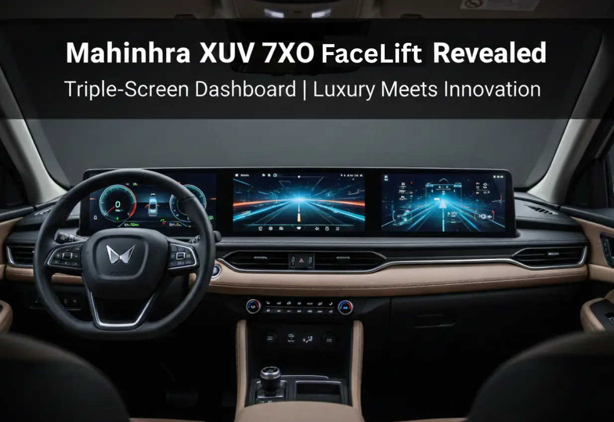 Mahindra XUV 7XO Facelift Revealed: Design, Price & Launch Date