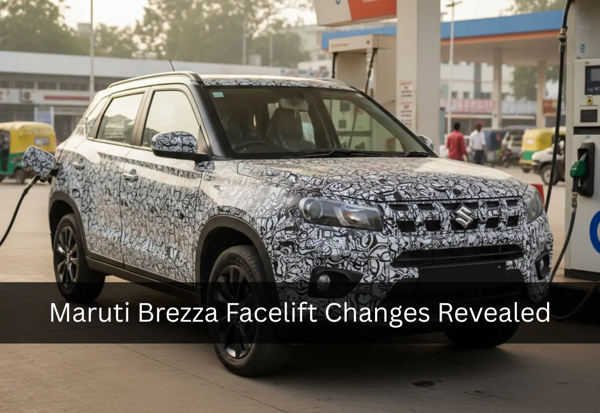 Maruti Brezza Facelift Changes Revealed: New Design, Features and 2026 Launch Timeline