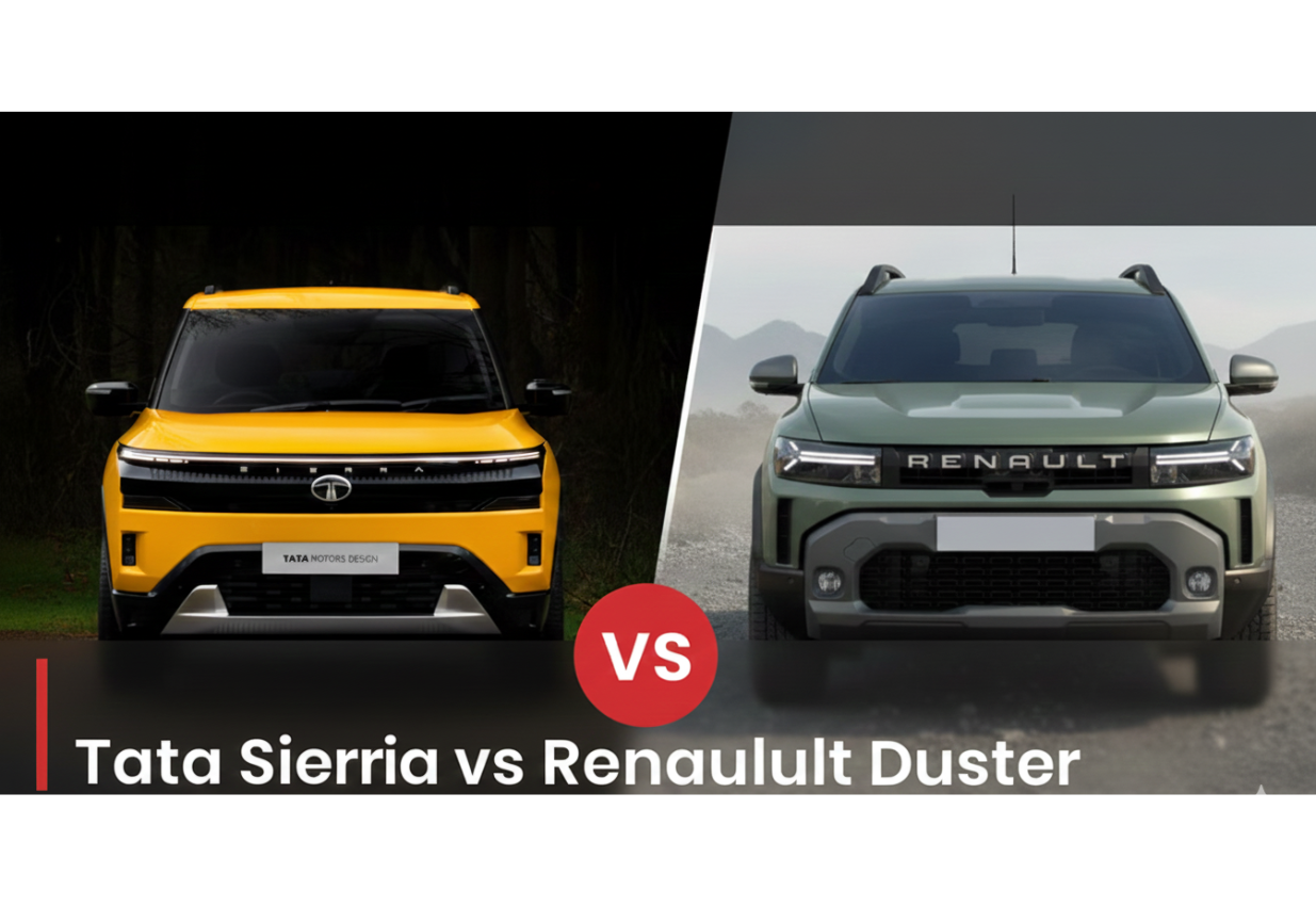 Tata Sierra vs Renault Duster – Full Specs, Price & Design Breakdown (2025–2026)