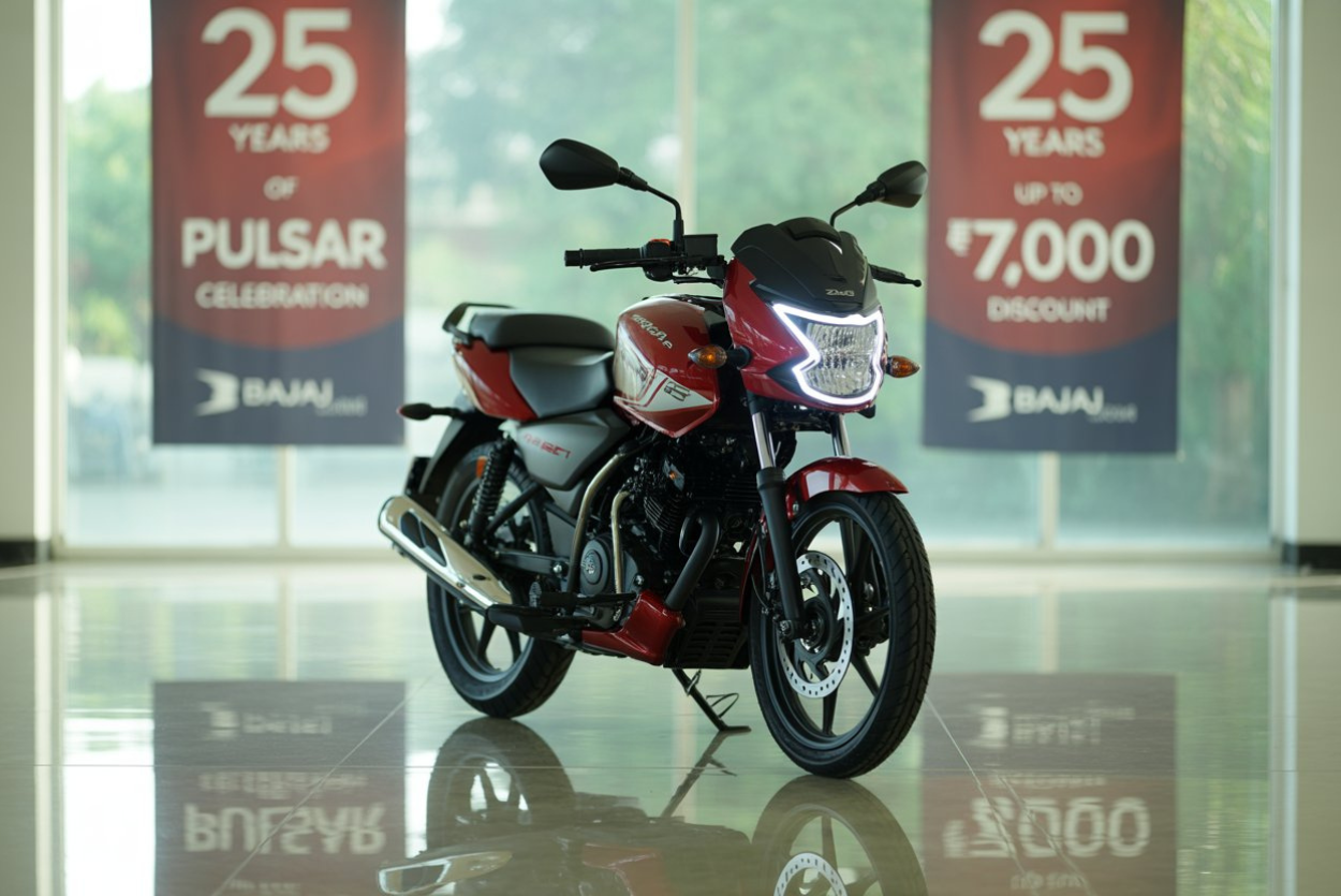Bajaj Pulsar Offers India : 25 Years Celebration Discounts and Benefits Revealed