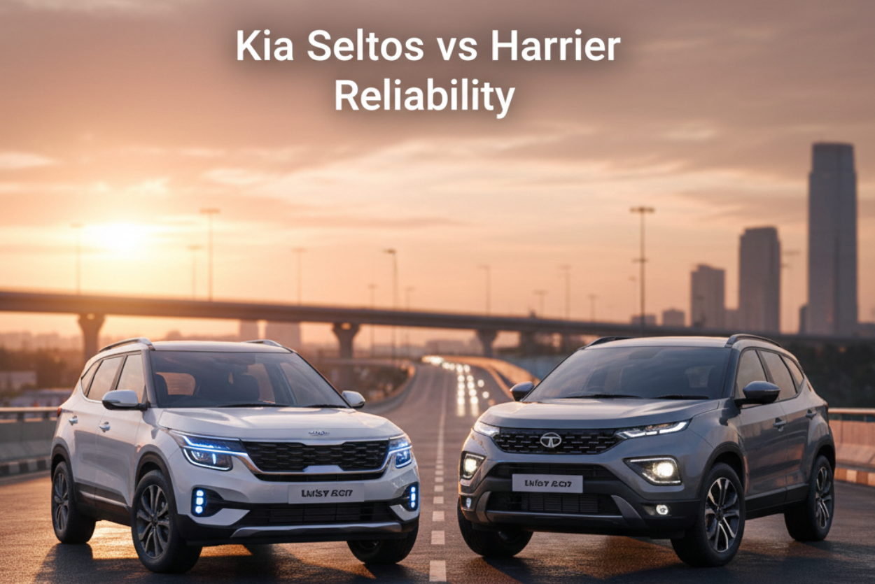 Kia Seltos vs Harrier Reliability : Which SUV is More Trustworthy Under ₹25 Lakh