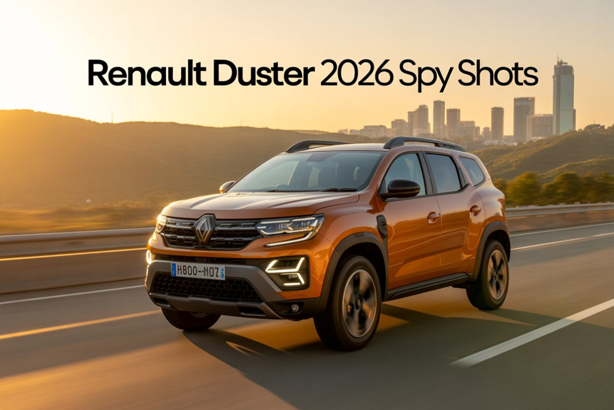 Renault Duster 2026 Spy Shots Reveal Design, Features, and India Launch Details