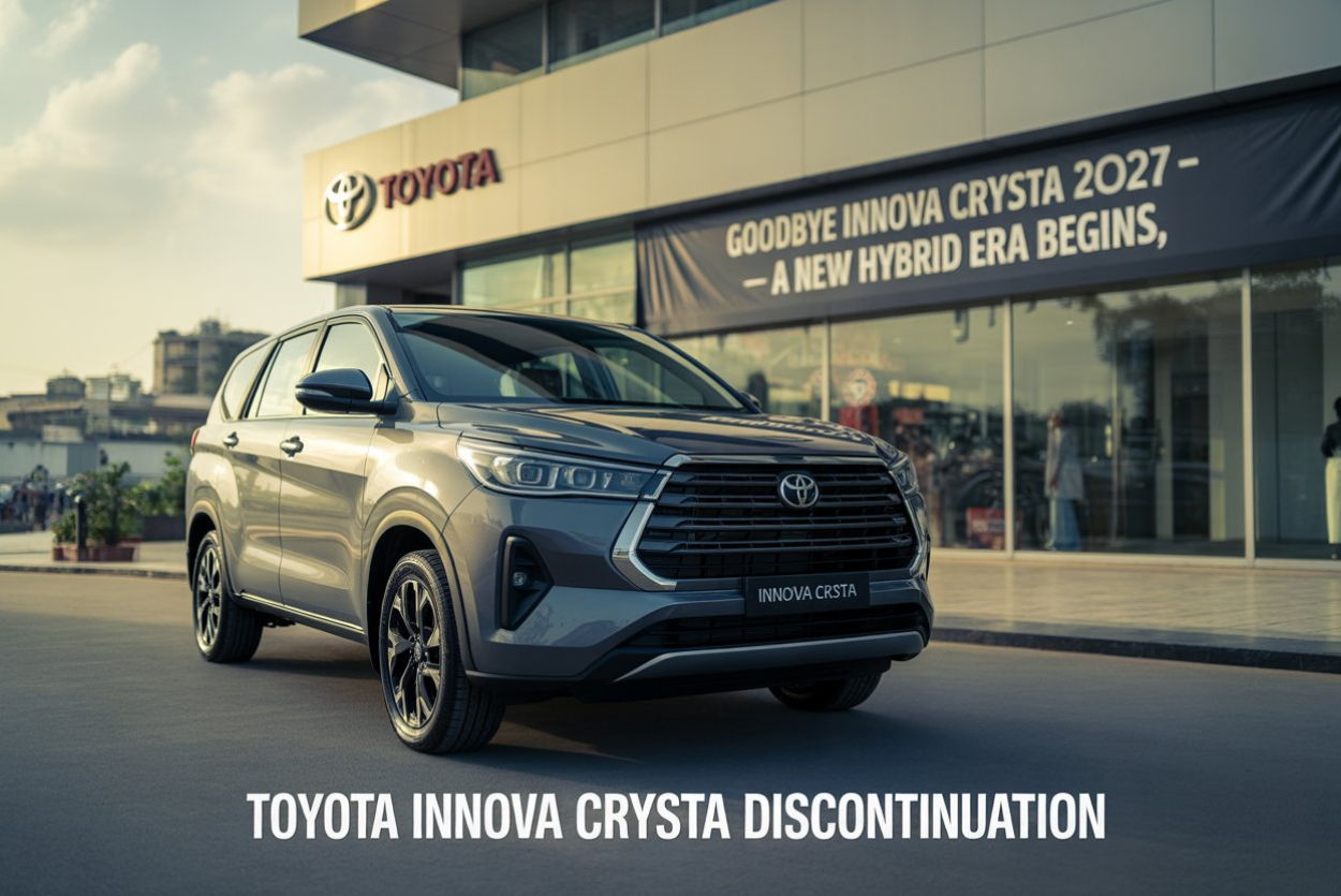 Toyota Innova Crysta Discontinuation : Everything You Need to Know About the End of an Era